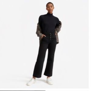 The Button-Fly Wide-Leg Jean